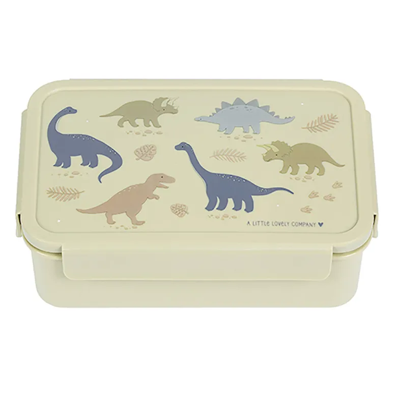 A Little Lovely Company Bento Lunchbox - Dinosaur