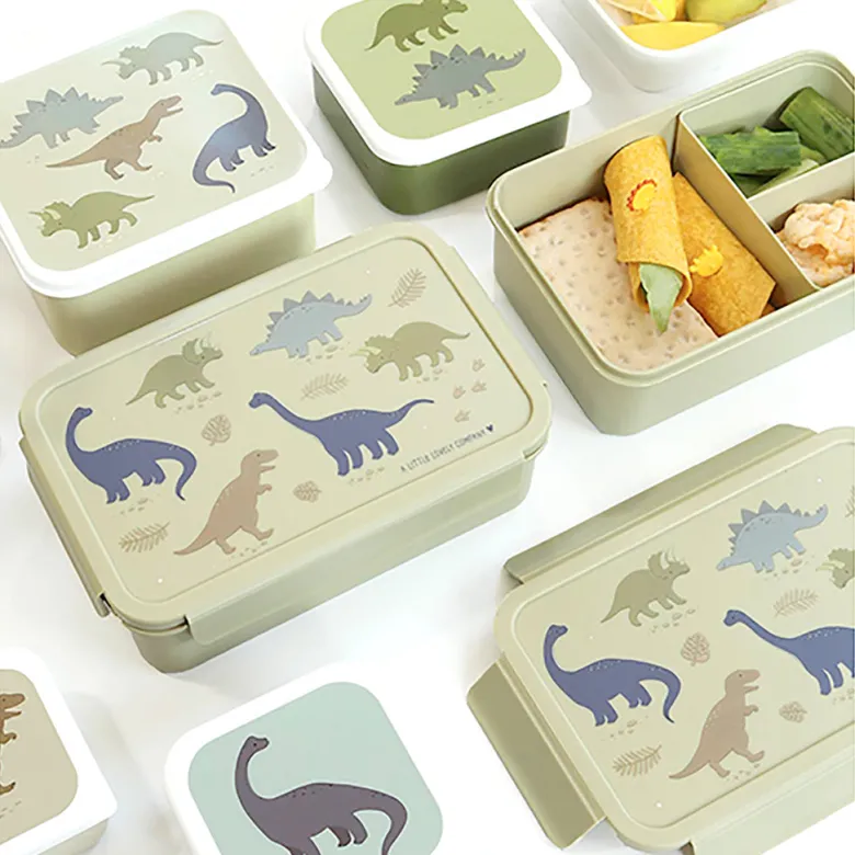 A Little Lovely Company Bento Lunchbox - Dinosaur