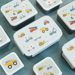 A Little Lovely Company Bento Lunchbox – Vehicles