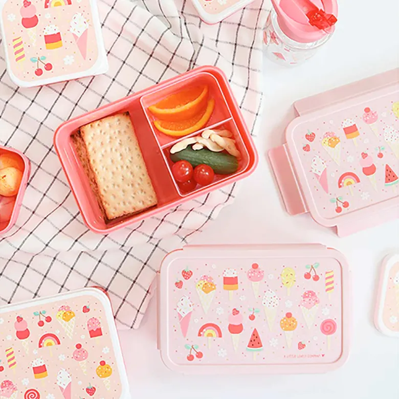 A Little Lovely Company Bento Lunchbox – Ice Cream Cones