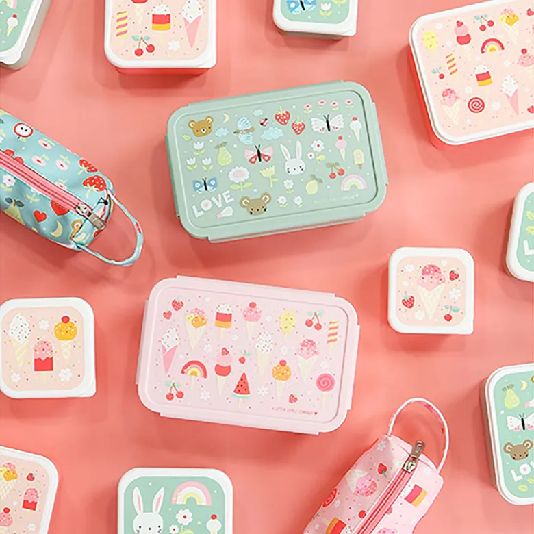 A Little Lovely Company Bento Lunchbox – Ice Cream Cones