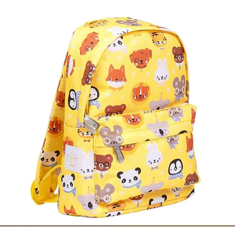 A Little Lovely Company Backpack, Small - Animal Friends