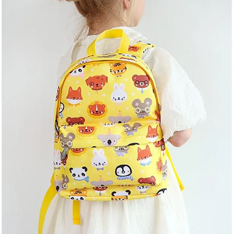 A Little Lovely Company Backpack, Small - Animal Friends