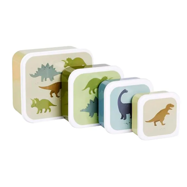 A Little Lovely Company Lunchbox Set, Dino