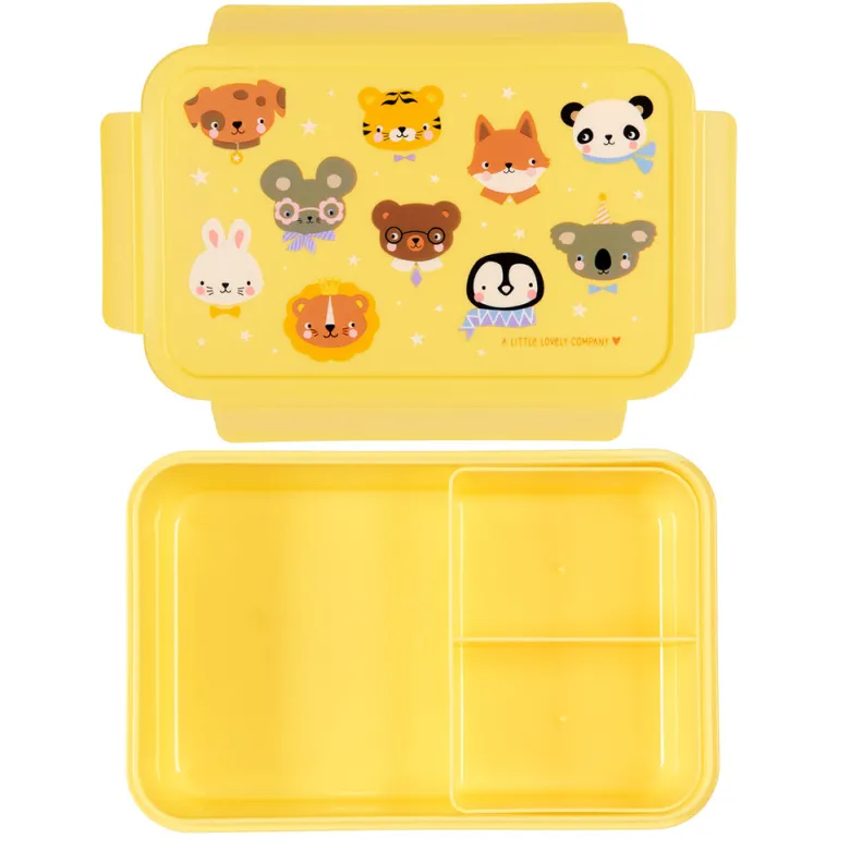 A Little Lovely Company Lunchbox, Bento - Animal Friends