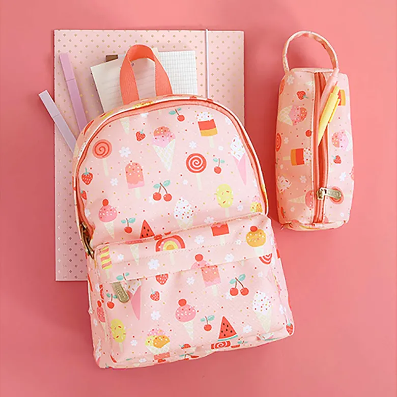A Little Lovely Company Pencil Case, Ice Cream Cone