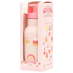 A Little Lovely Company Stainless Steel Drinking Bottle, Ice Cream Cones