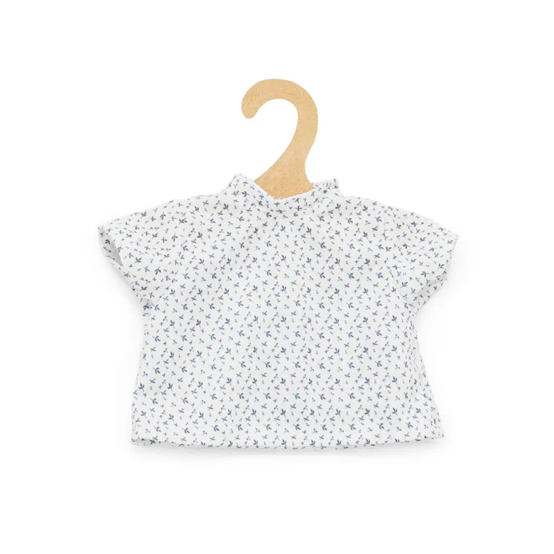 Así dukketøj til Leonora babydukke, str. 46 cm, Kortærmet t-shirt - Vintageprint