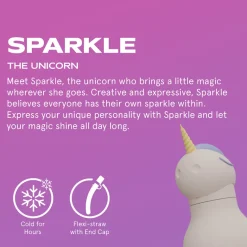 Asobu Bestie Animal Thermo Drinking Bottle, 460 ml - Unicorn