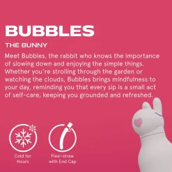 Asobu Bestie Animal Thermo Water Bottle, 460 ml - Bunny