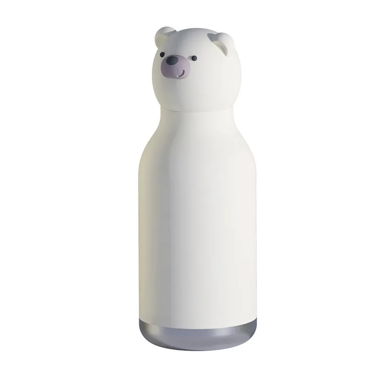 Asobu Bestie Animal Thermal Drink Bottle, 460 ml - Polar Bear