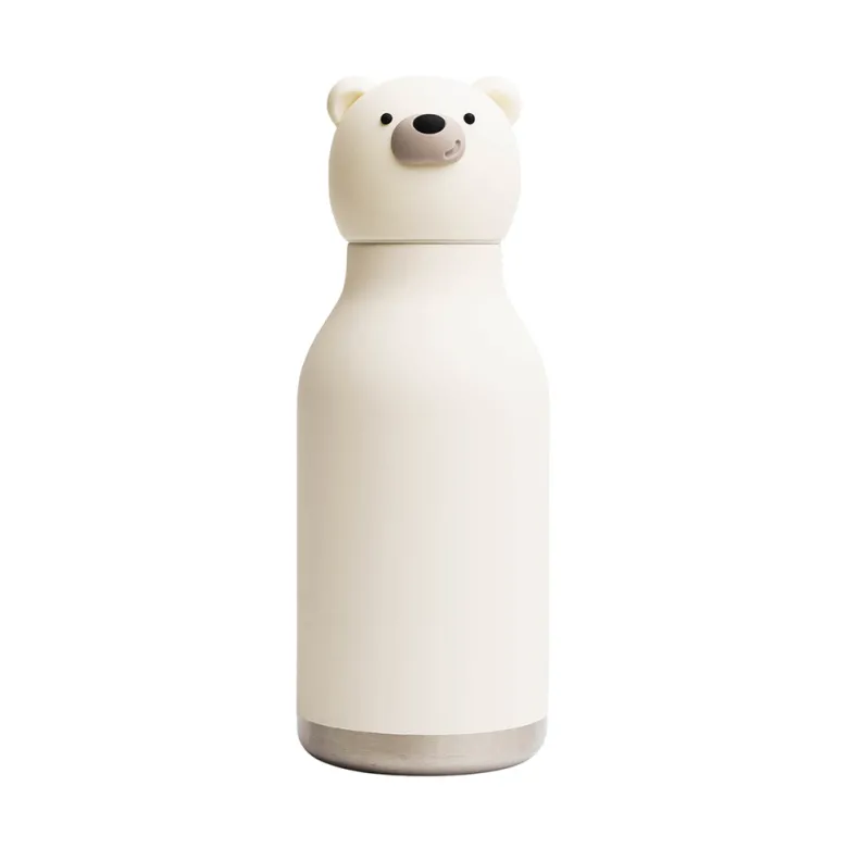 Asobu Bestie Animal Thermal Drink Bottle, 460 ml - Polar Bear
