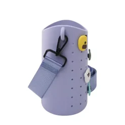 Asobu Sling Silicone Strap Bottle Bag, Purple