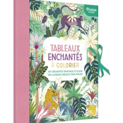 Auzou Coloring Book, Enchanting Designs