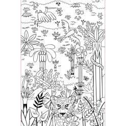 Auzou Coloring Book, Neon Designs