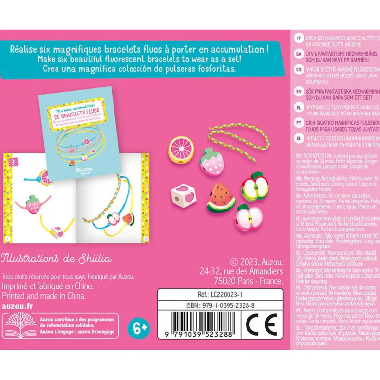 Auzou DIY Bracelets, Jewellery Factory - Glow-in-the-Dark Bracelets
