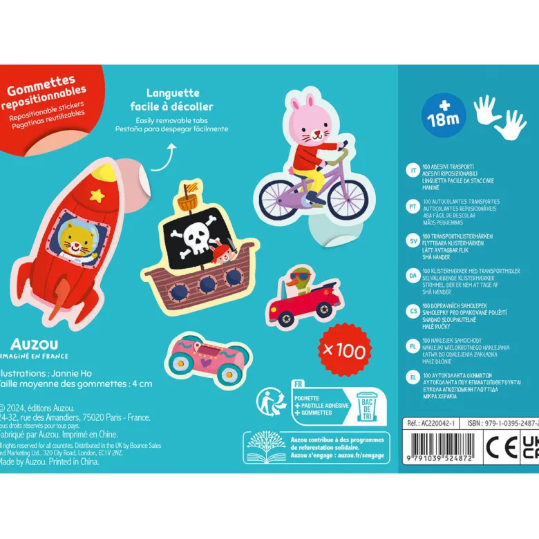 Auzou My First Stickers, Vehicles