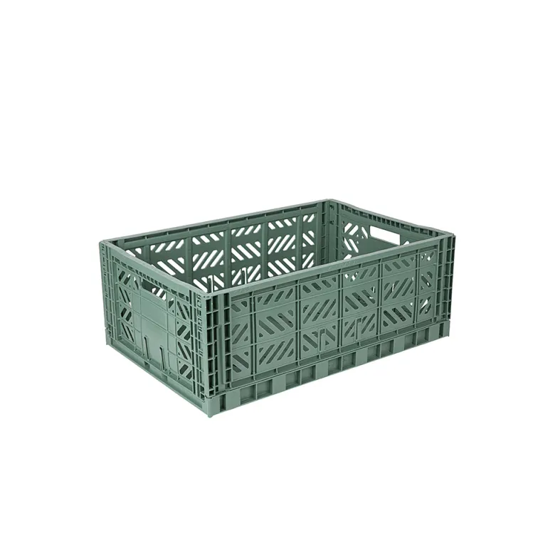 Aykasa Maxi Folding Crate, Almond Green
