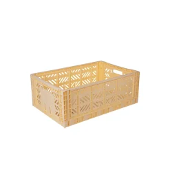 Aykasa Maxi Folding Crate, Banana