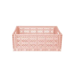 Aykasa Maxi Folding Crate, Milk Tea