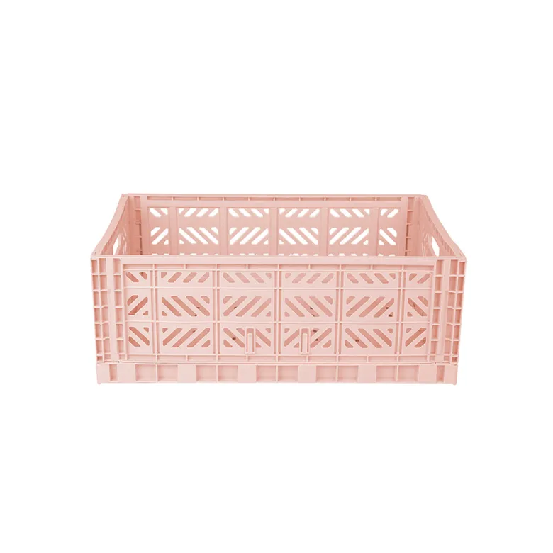 Aykasa Maxi Folding Crate, Milk Tea