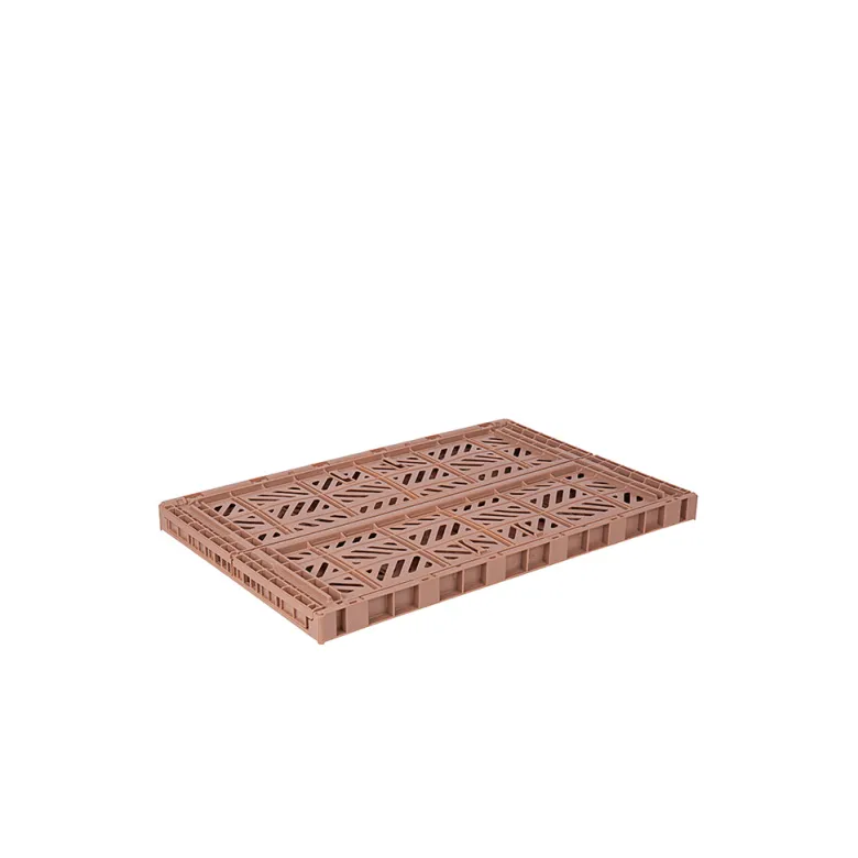 Aykasa Maxi Folding Crate, Warm Taupe