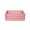 Aykasa Maxi Folding Crate, Strawberry Milk