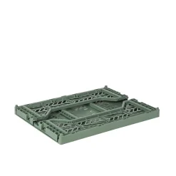 Aykasa Midi Foldable Crate, Almond Green