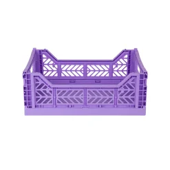 Aykasa Midi Foldable Crate, Taro Milk Tea