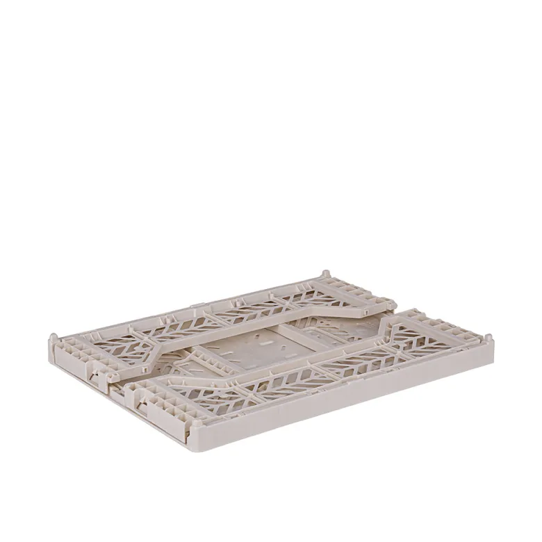 Aykasa Midi Foldable Crate, Coconut Milk