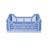 Aykasa Midi Folding Crate, Baby Blue