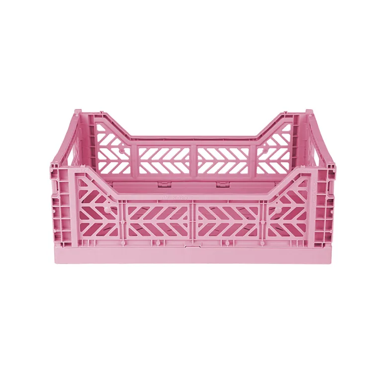 Aykasa Midi Folding Crate, Baby Pink