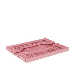 Aykasa Midi Folding Crate, Baby Pink