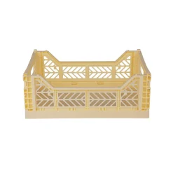 Aykasa Midi Folding Crate, Banana