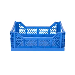 Aykasa Midi Folding Crate, Blue