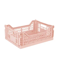 Aykasa Midi Folding Crate, Milk Tea