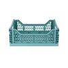 Aykasa Midi Folding Crate, Teal