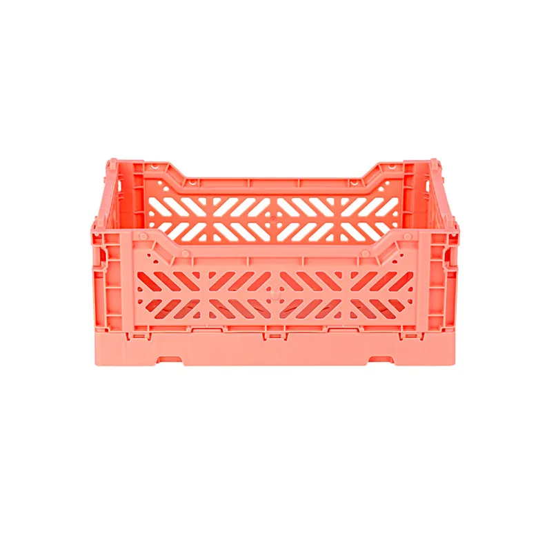 Aykasa Mini Foldable Crate, Salmon Pink
