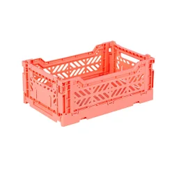 Aykasa Mini Foldable Crate, Salmon Pink