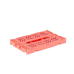Aykasa Mini Foldable Crate, Salmon Pink
