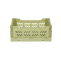Aykasa Mini Folding Crate, Lime Cream