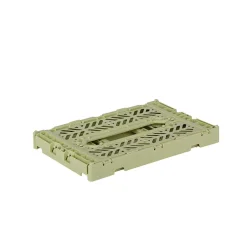 Aykasa Mini Folding Crate, Lime Cream