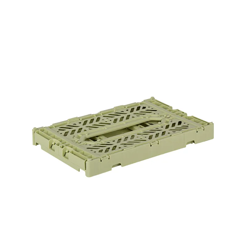 Aykasa Mini Folding Crate, Lime Cream
