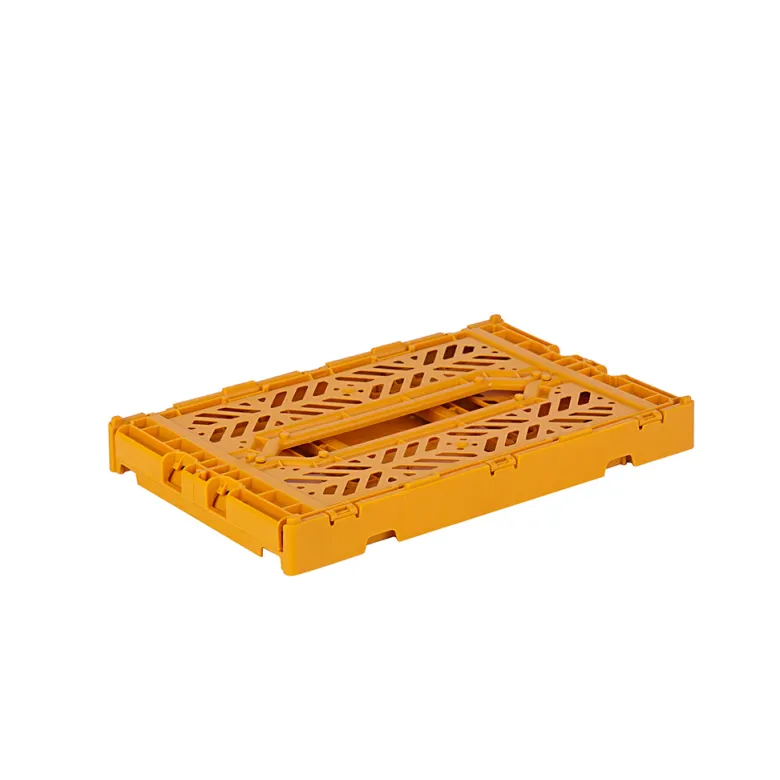 Aykasa Mini Folding Crate, Mustard