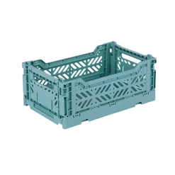 Aykasa Mini Folding Crate, Teal