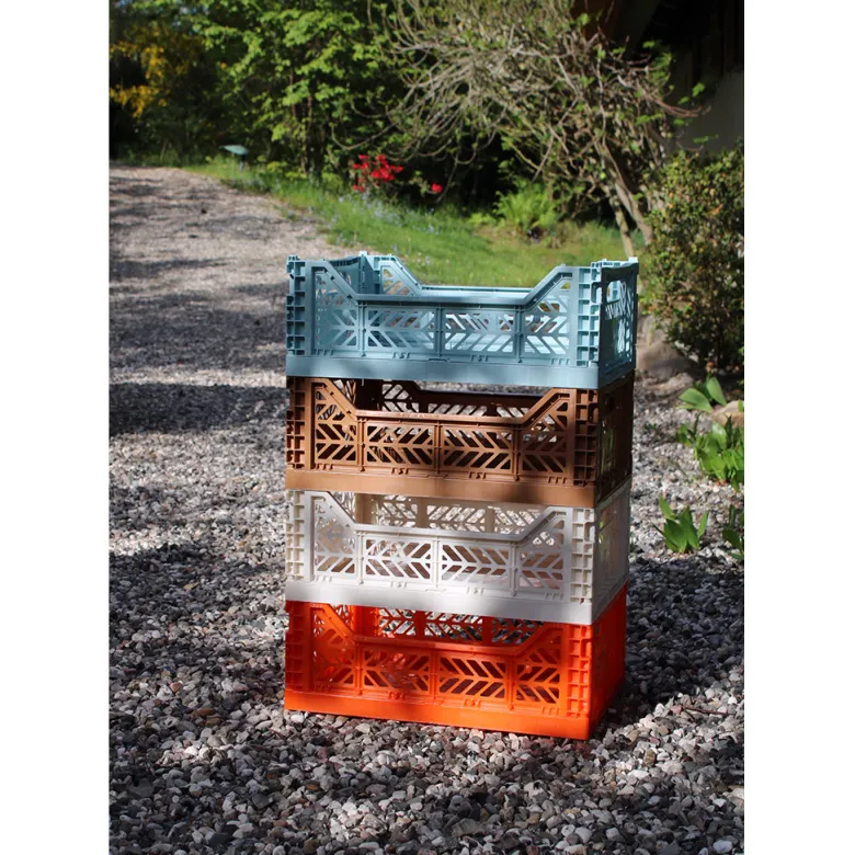 Aykasa Mini Folding Crate, Teal