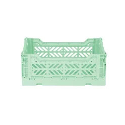 Aykasa Mini Folding Crate, Warm Mint