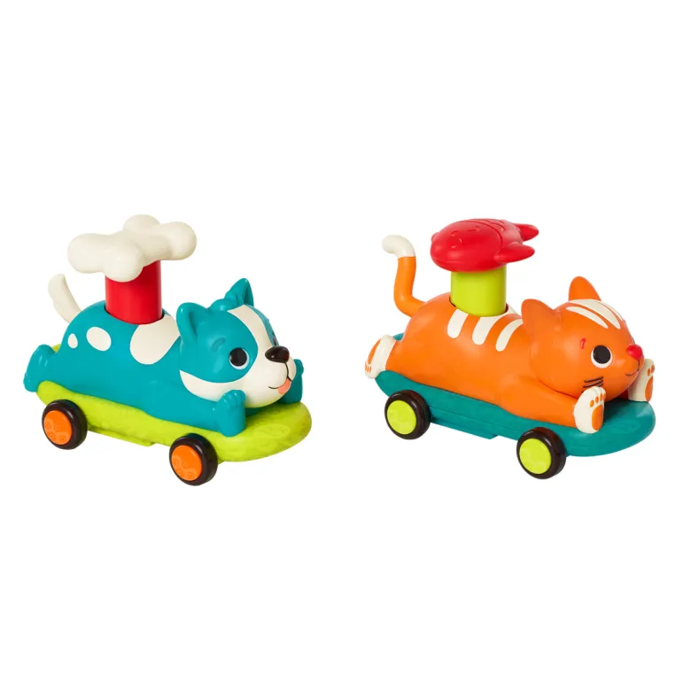 B Toys Animal Cars, Push & Go, Assorted Variants - Price is for 1 Piece
