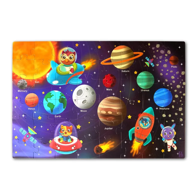 B Toys Floor Puzzle, The Solar System