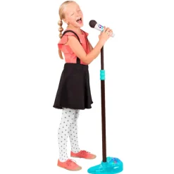 B Toys Microphone with Stand and Light Show